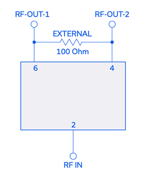 Schematic - Mini-Circuits SCW 2-Way-0° Ceramic Power Splitters/Combiners